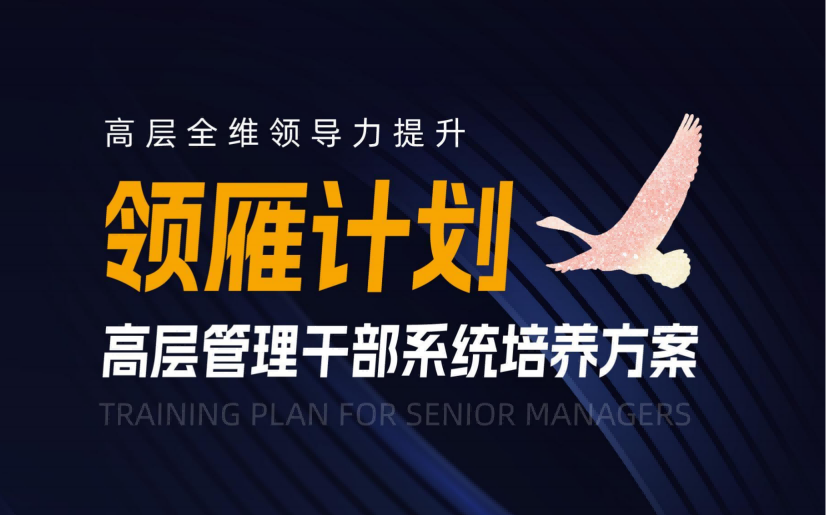 【領(lǐng)雁計(jì)劃】高層管理干部系統(tǒng)培養(yǎng)方案